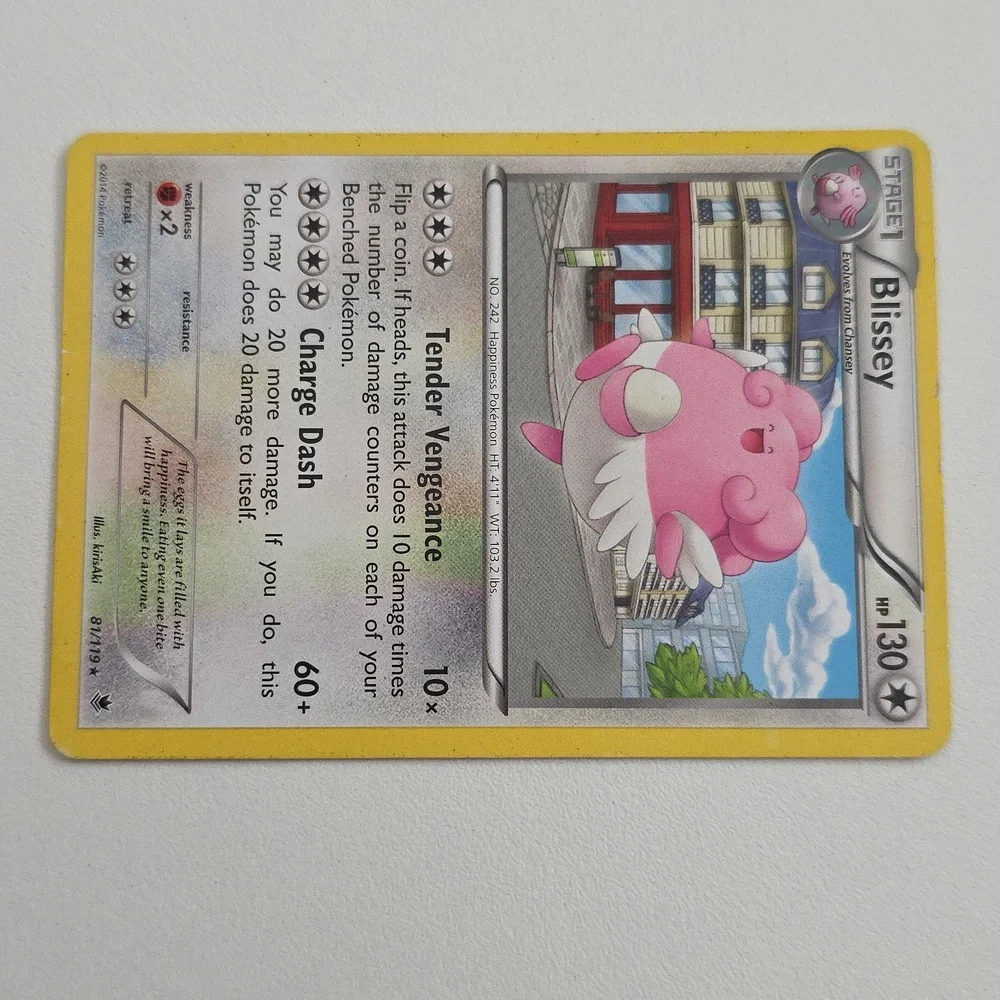 Pokemon Blissey Trading Card